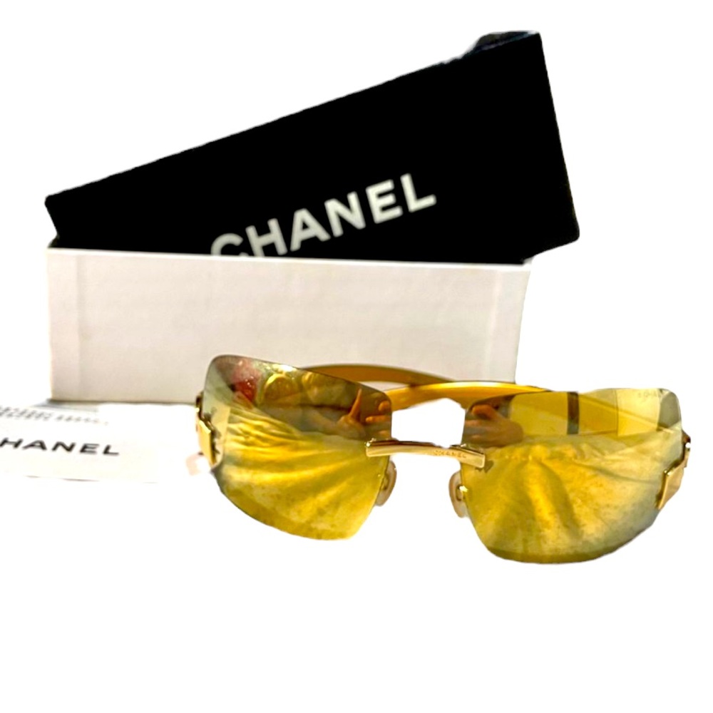 Rare vintage Chanel Gold lenses